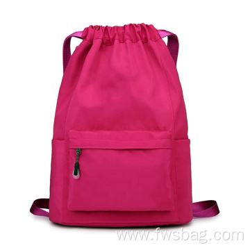 New custom drawstring bag sports fashion drawstring backpack